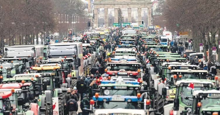 Çiftçilerin isyanı Berlin’e uzandı