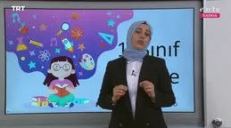 EBA TV - 1.Sınıf Türkçe - Konu, Doğa Ve Evren
