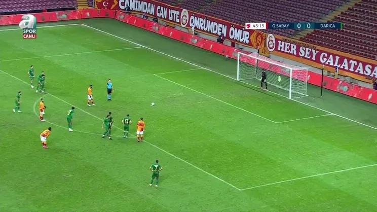 GOL | Galatasaray 1-0 Darıca Gençlerbirliği