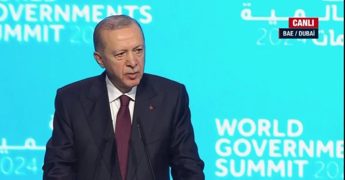 Başkan Erdoğan'dan önemli açıklamalar: BAE'de Dünya Hükümetler Zirvesi