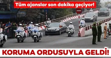 Dünya nefesini tuttu görüşmeyi bekliyor! Koruma ordusuyla geldi!