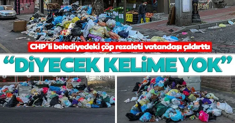 CHP’li Maltepe Belediyesi’ndeki çöp rezaleti vatandaşı çıldırttı