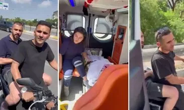 Kadıköy’de ambulansın önünü motosikletle kesen 2 şüpheli de yakalandı