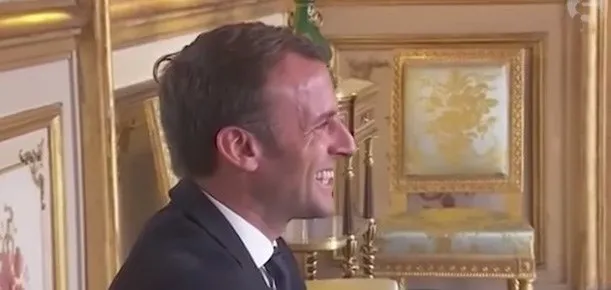 Cumhurbaşkanı Macron'u utandıran o anlar...