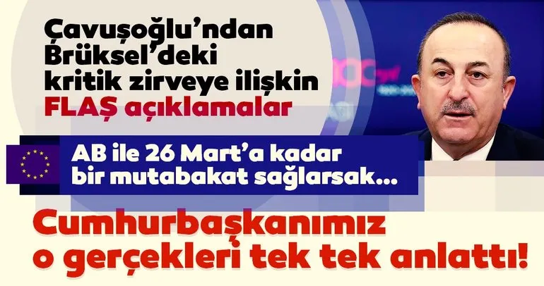 Son Dakika Haberi: Mevlüt Çavuşoğlu’ndan gündeme ilişkin flaş açıklamalar