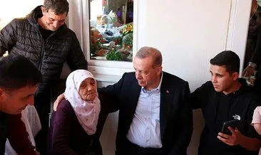 Başkan Erdoğan’dan sel mağduru Zülfiye nineye ziyaret: Mutluluğumu anlatamam