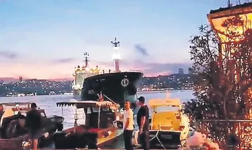 Boğaz’da arızalı tanker alarmı