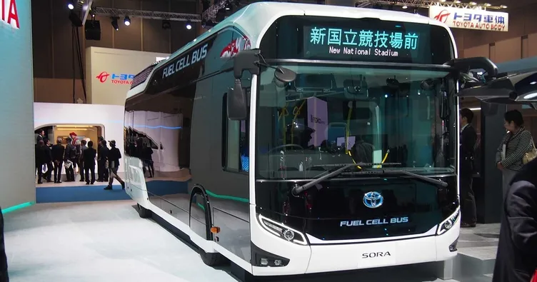 Hidrojen yakıtlı otobüs yola çıkıyor