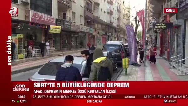 SON DAKİKA! Siirt'te 5,0 büyüklüğünde deprem! Deprem sonrası Siirt'ten ilk görüntüler | Video