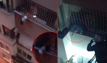 Denizli’de yürekler ağza geldi! Minik çocuk balkonda dakikalarca asılı kaldı: Korku dolu anlar kameraya böyle yansıdı! #denizli