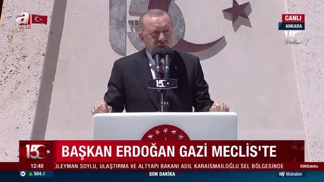 SON DAKİKA: Başkan Erdoğan'dan TBMM'deki 15 Temmuz anma töreninde önemli açıklamalar