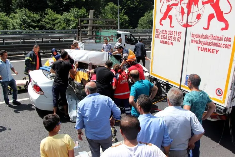 Bolu Dağı’nda feci kaza: 1 ölü, 2 yaralı