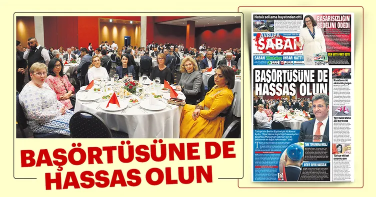 Başörtüsüne de hassas olun