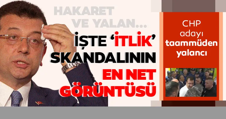 Son dakika haber: CHP'nin adayı İmamoğlu'nun yalanı ortaya çıktı! İşte itlik skandalının en net görüntüsü