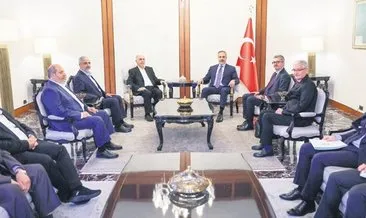 Fidan, Hamas heyetini ağırladı