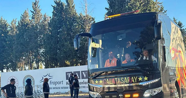 Galatasaray, Antalya’ya ulaştı!