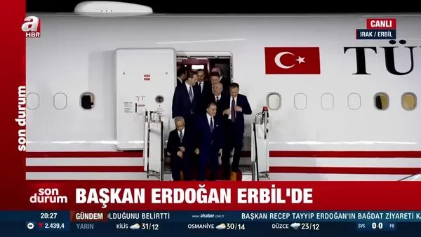 Başkan Erdoğan Erbil'de!