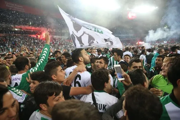Konya’da çılgın şampiyonluk kutlaması