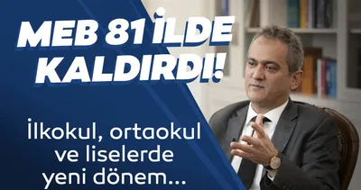 MEB 81 İl için yeni yüz yüze eğitim sistemini açıkladı! O karar yürürlükten kaldırıldı: Uzaktan eğitim...