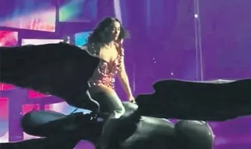 Düşme tehlikesi atlattı