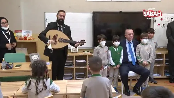 Cumhurbaşkanı Erdoğan Palet Türk Müziği İlkokulu'nun açılışını yaptı | Video
