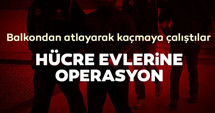 İzmir’de FETÖ’nün hücre evlerine operasyon: 14 gözaltı