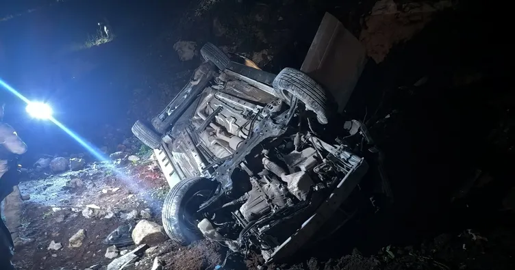 Nusaybin’de otomobil takla attı! 1 ağır yaralı