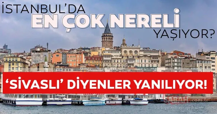Rakamlar belli oldu! İstanbul’da en çok nereli var? Hangi memleketten kaç kişi yaşıyor?