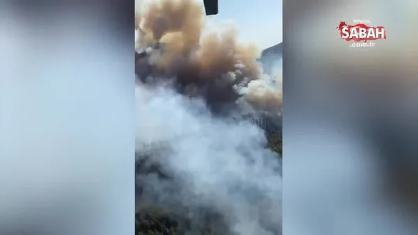 Muğla’da havalimanı yakınlarında yangın | Video