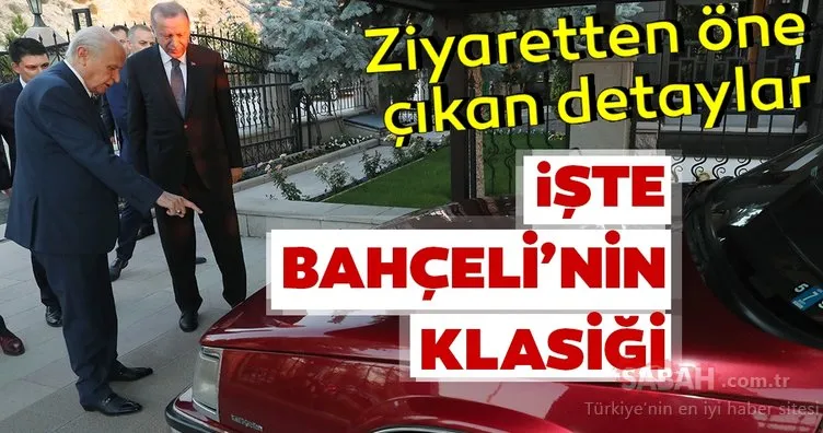 Bahçeli’den Başkan Erdoğan’a klasik otomobil sürprizi