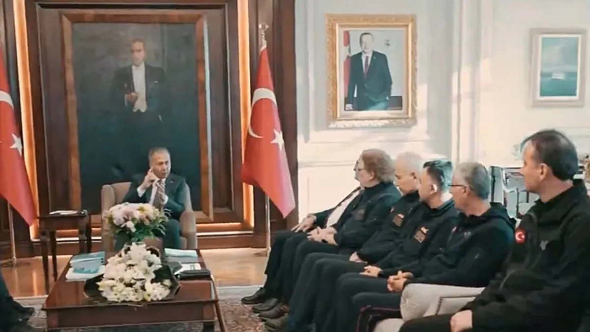 Bakan Yerlikaya AFAD Başkanı Pehlivan'ı kabul etti!