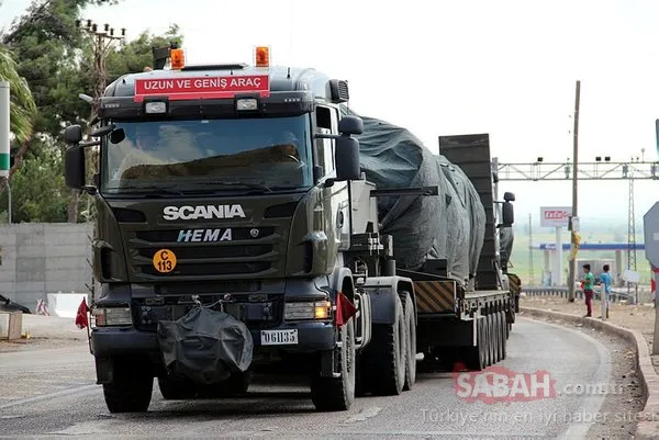 Son dakika: Hatay sınırına askeri sevkiyat sürüyor