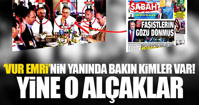 ’Vur Emri’ veren başkanın yanında bakın kimler var!