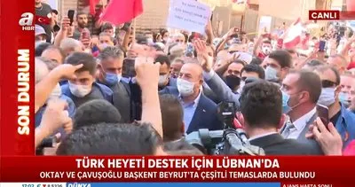 Son Dakika | Beyrut’ta Türk heyetine yoğun ilgi! Türk Bayraklarıyla karşıladılar.. | Video