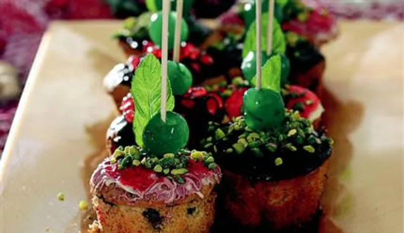 Çikolatalı ve Fıstık Ezmeli Muffinler