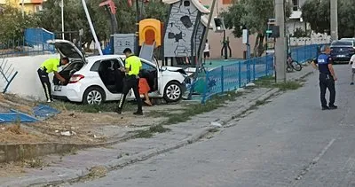 Acemi sürücü çocuk parkına girdi! #tekirdag
