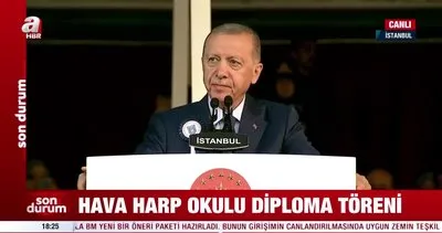 Başkan Erdoğan, Hava Harp Okulu Komutanlığı Diploma Töreni’nde konuştu | Video