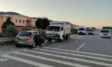 Manisa’da feci kaza: 1 ölü, 3 yaralı!