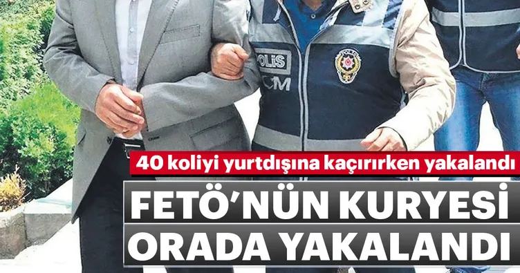 FETÖ’nün kuryesi kargoda yakalandı