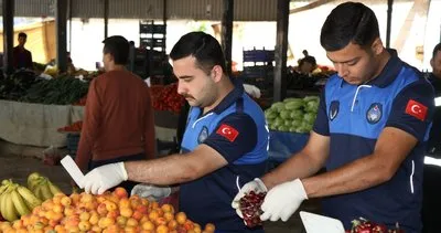 Haliliye zabıtası pazar yerlerini denetledi