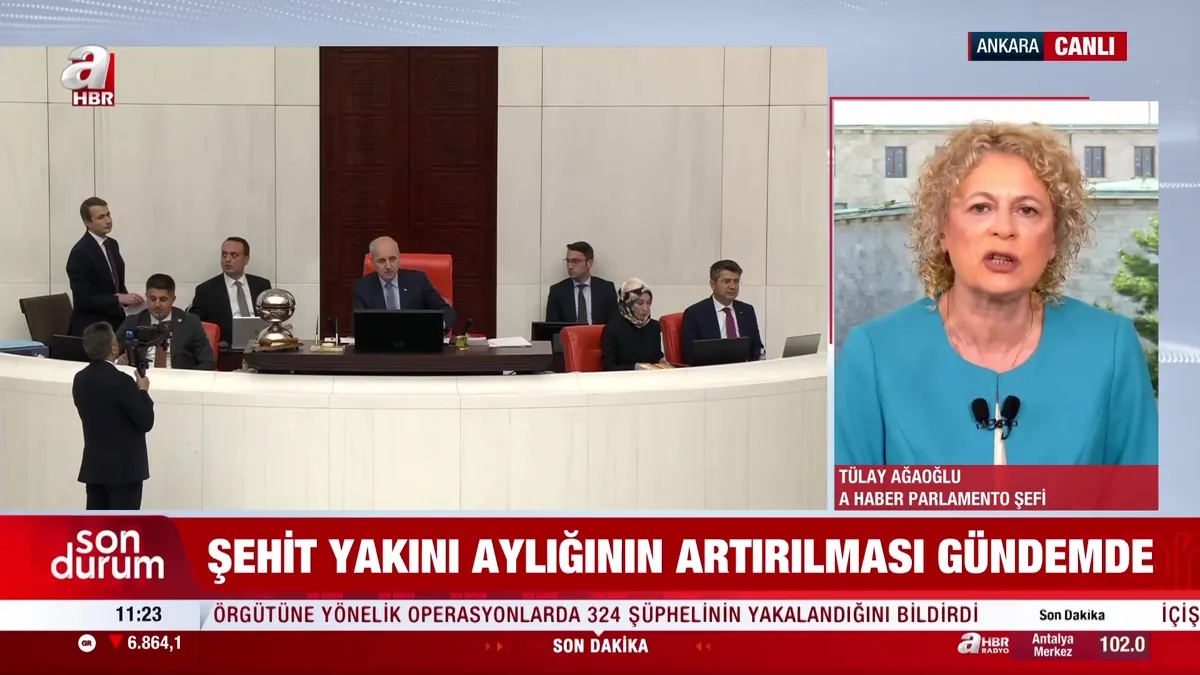 Yeni düzenleme Meclis’in gündeminde: Şehit yakını aylıklarında artış bekleniyor | Video videosunu izle Yeni düzenleme Meclis’in gündeminde: Şehit yakını aylıklarında artış bekleniyor | Video videosunu izle
