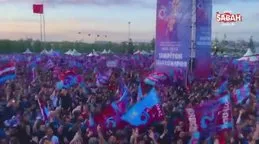 Yenikapı’da Trabzonspor fırtınası! Şampiyonluk İstanbul’da kutlanıyor | Video