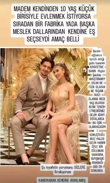 Arzum Kuruçalı ile nişanlanan Enis Destan’ın annesi Gül Destan ağzına geleni saydı! Oğlumun yakasına yapıştı, bulmuş pırlanta gibi genci kaçırır mı?’