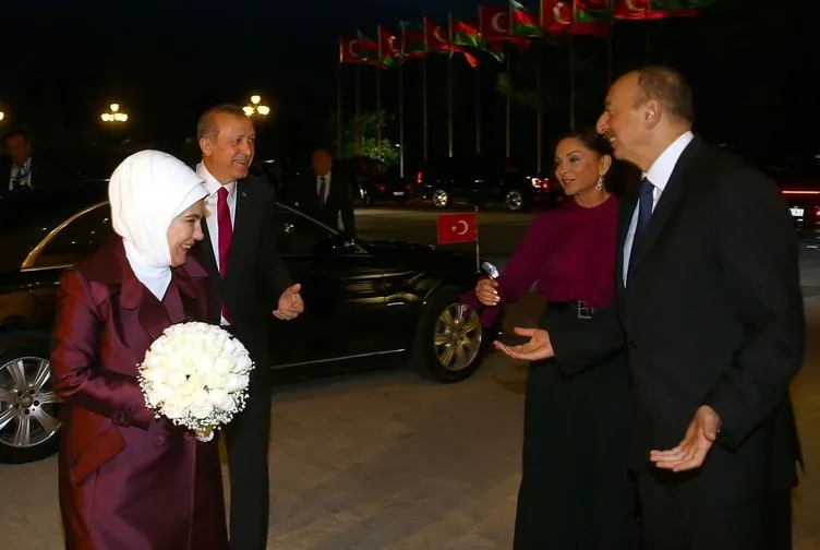 Aliyev’den Erdoğan’a sıcak karşılama