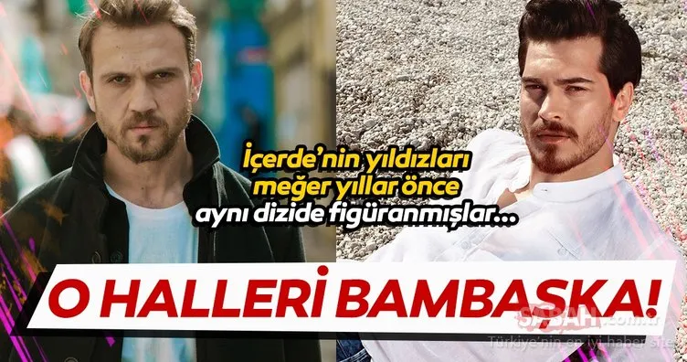 Aras Bulut İynemli ile Çağatay Ulusoy’un toy halleri olay oldu! Meğer yıllar önce aynı dizide figüranmışlar!