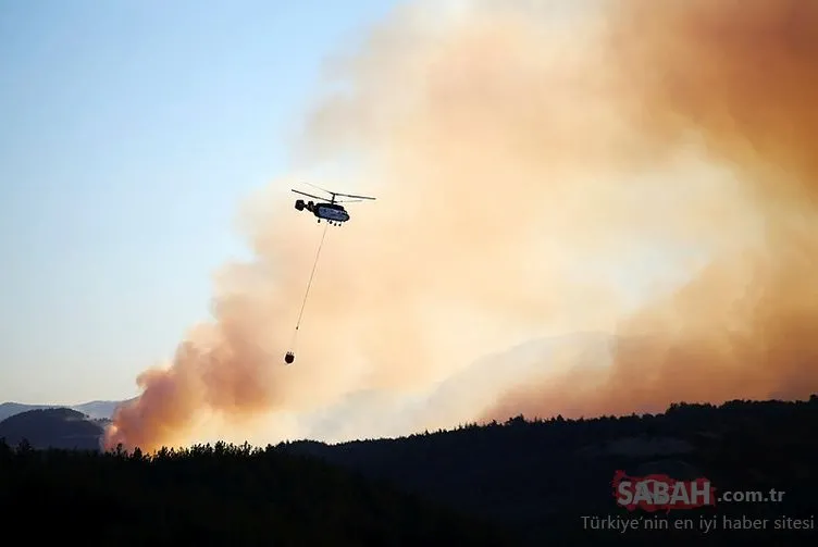 Adana’da saatler süren orman yangınına müdahale devam ediyor! İşte Adana’daki yangından görüntüler...