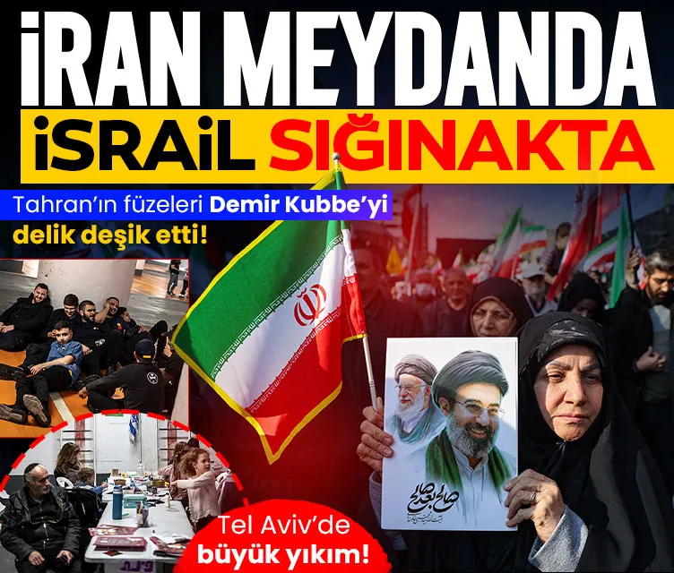 İran meydanda İsrail sığınakta
