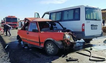 Mardin’de minibüs ile otomobil çarpıştı! Kazada 1 kişi öldü, 5 kişi yaralandı