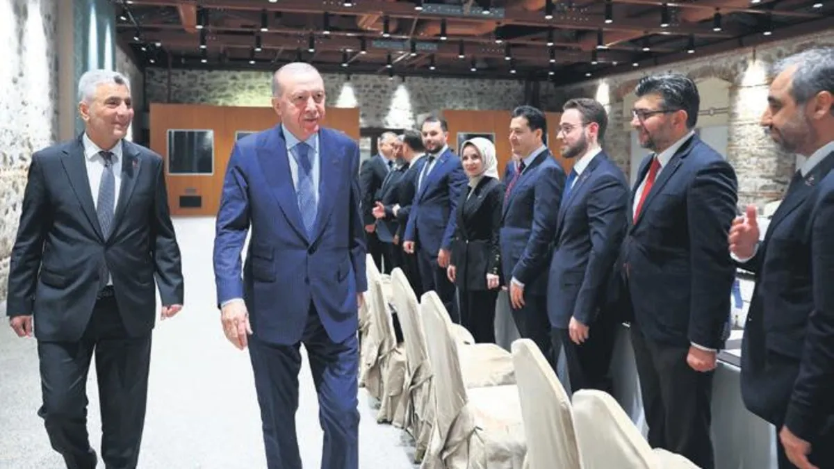Präsident Erdoğan empfing die MÜSİAD-Delegation