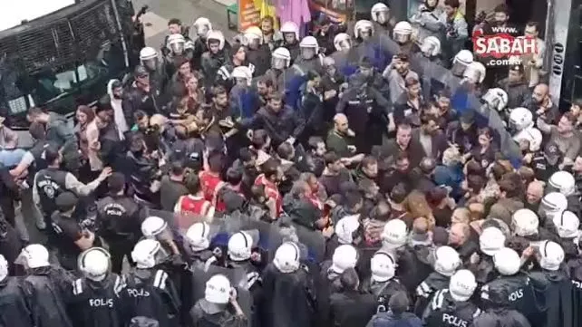 HDP çağrı yaptı! Skandal yürüyüşte 70 gözaltı: Teröristbaşı Öcalan’a özgürlük istediler | Video